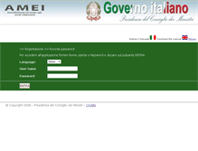 Tablet Screenshot of amei.palazzochigi.it